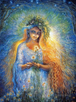 JW déesses dame galadriel fantaisie Peinture à l'huile